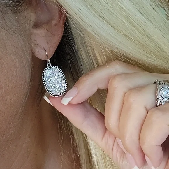 🔥LAST PAIR🔥 GORGEOUS UNICORN SHIMMER DROP EARRINGS - Picture 3 of 8